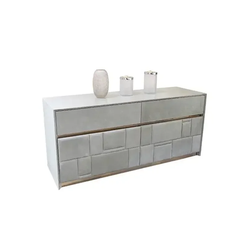 TAO Luxury Kitchen Island, Storage Cabinet w/Drawer, Open Shelving, and Interior Shelving for Dining Room