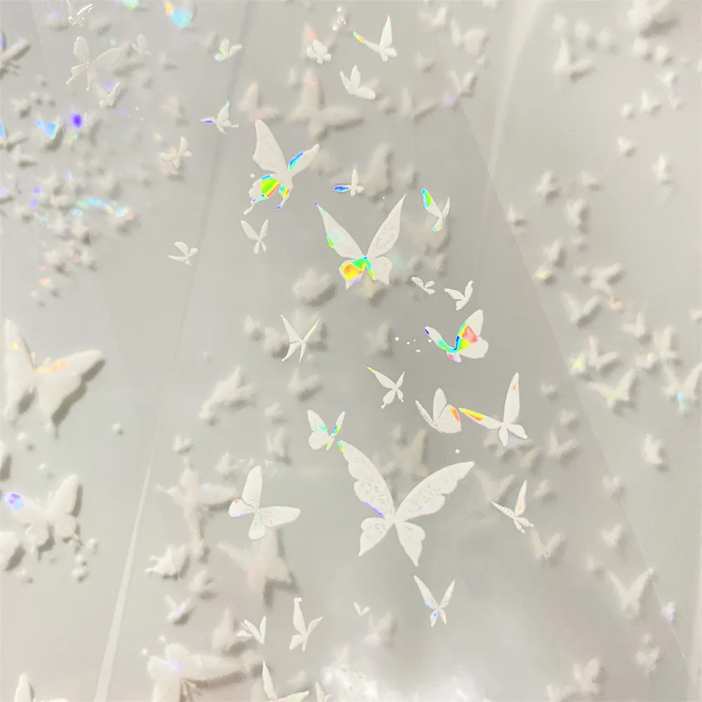 

Наклейки для скрапбукинга Journal F77 Dream Butterfly White Scene Chi Shell Light Small PET Antique Goo Ka