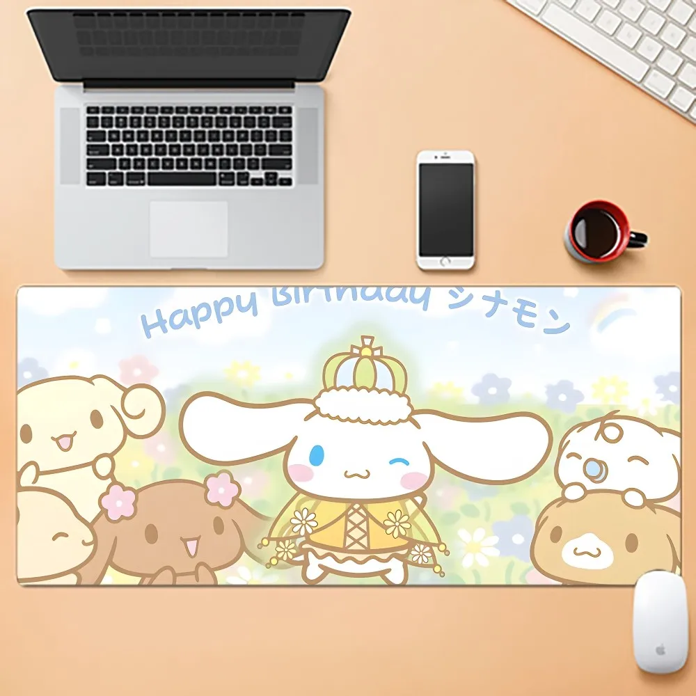 S-Sario C-Cinnamoroll Mousepad Mousepad New Arrivals Large Gaming Mousepad L XL XXL Gamer Mouse Pad Size For Keyboards Mat