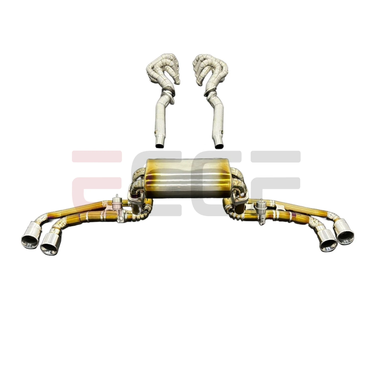 Sporty Aggressive Exhaust Sound Titanium Full exhaust system For Ferrari F430 Plug and Play Performance Upgrade