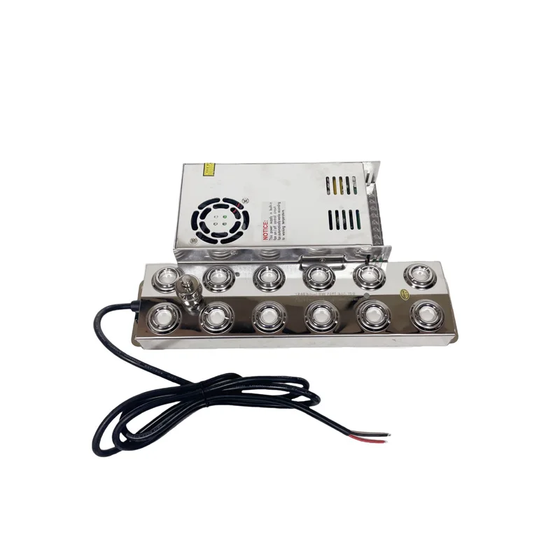 Pelembab udara industri ultrasonik portabel, 1.7Mhz kontrol kelembaban udara Pembuat kabut untuk taman