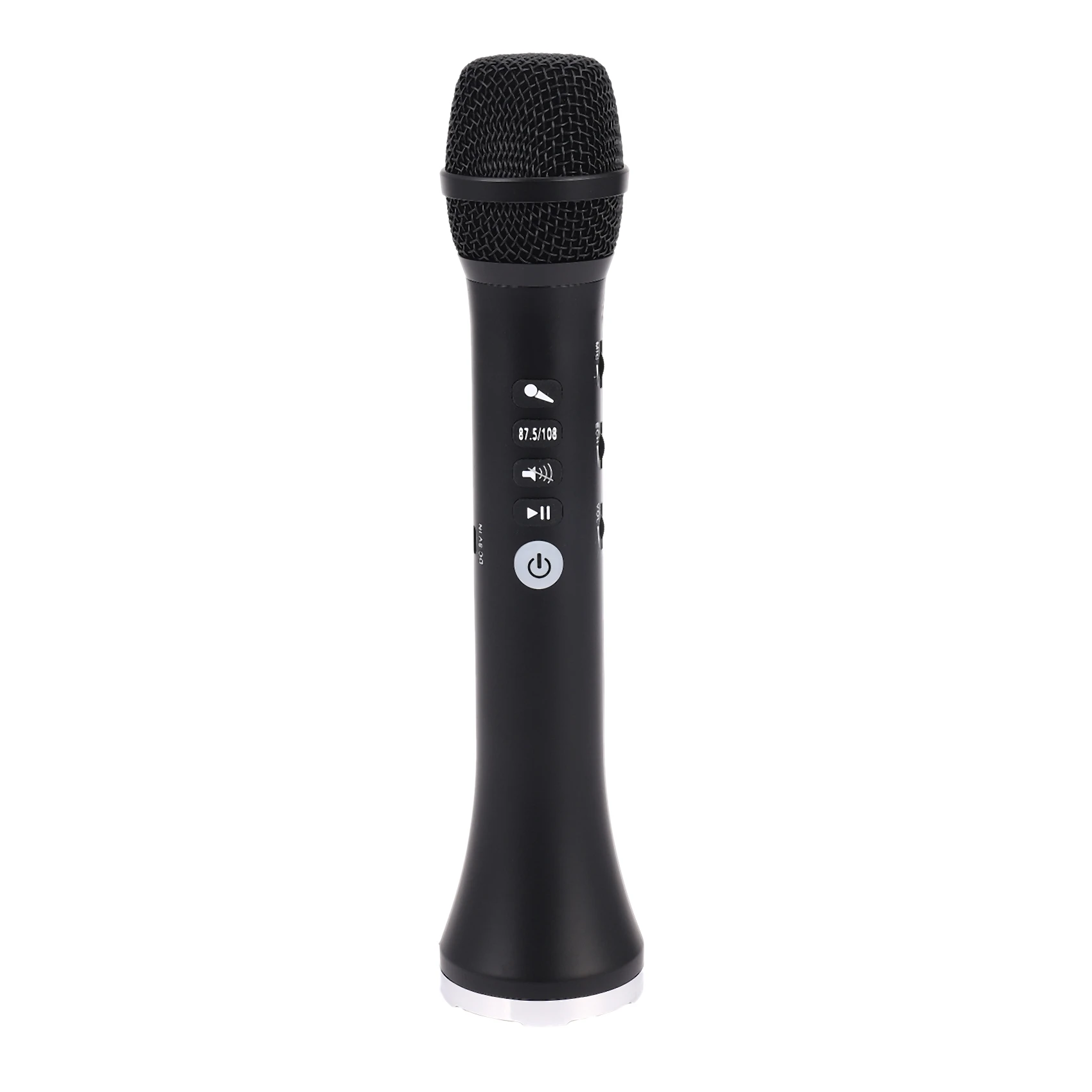 L-698D Professional 20W Portable Wireless Bluetooth Musical Microphone Speaker With Big Power For Sing/Meeting(Black)