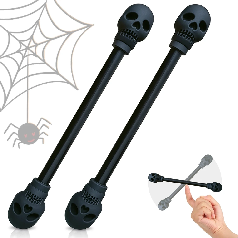 Halloween Creative Spinning Fidget Double Headed Twirling Cool Fingertip Rotation Stick 2/5 Pcs Decompression Party Gifts