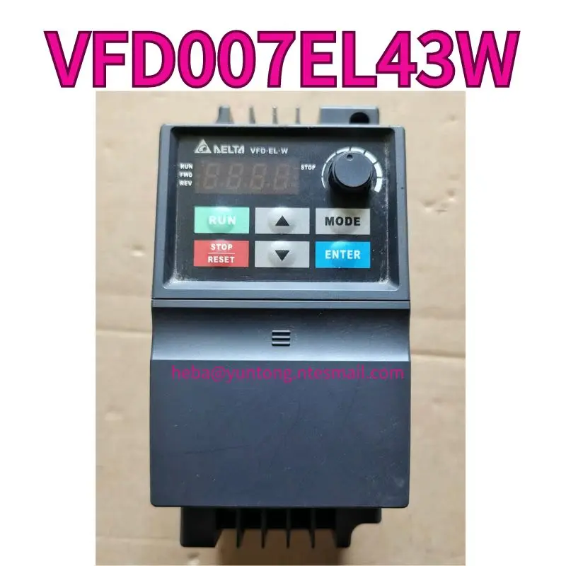 Used frequency converter VFD007EL43W 0.75kW