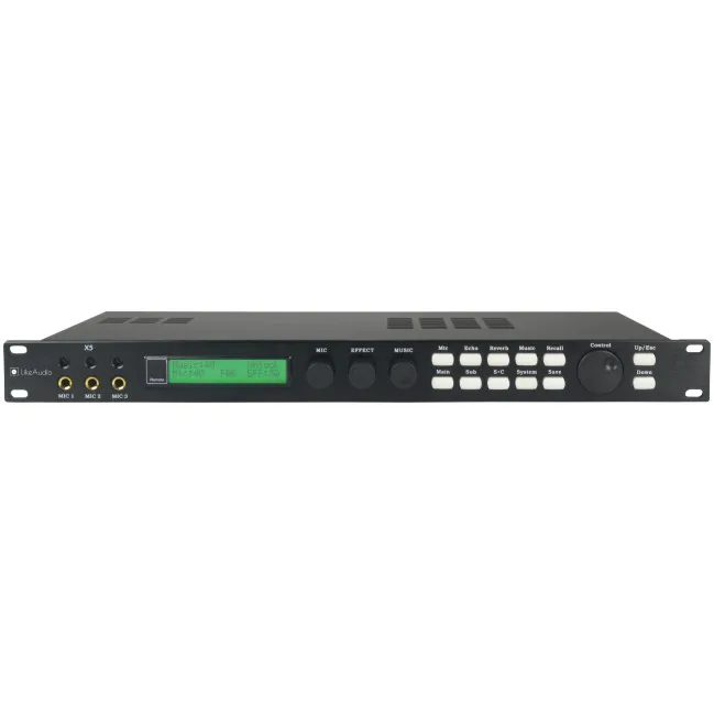 Pre-Effect Digital Preamp Effect Sound Mixer Professional Audio Processor for Karaoke KTV  Comes With PC Software
