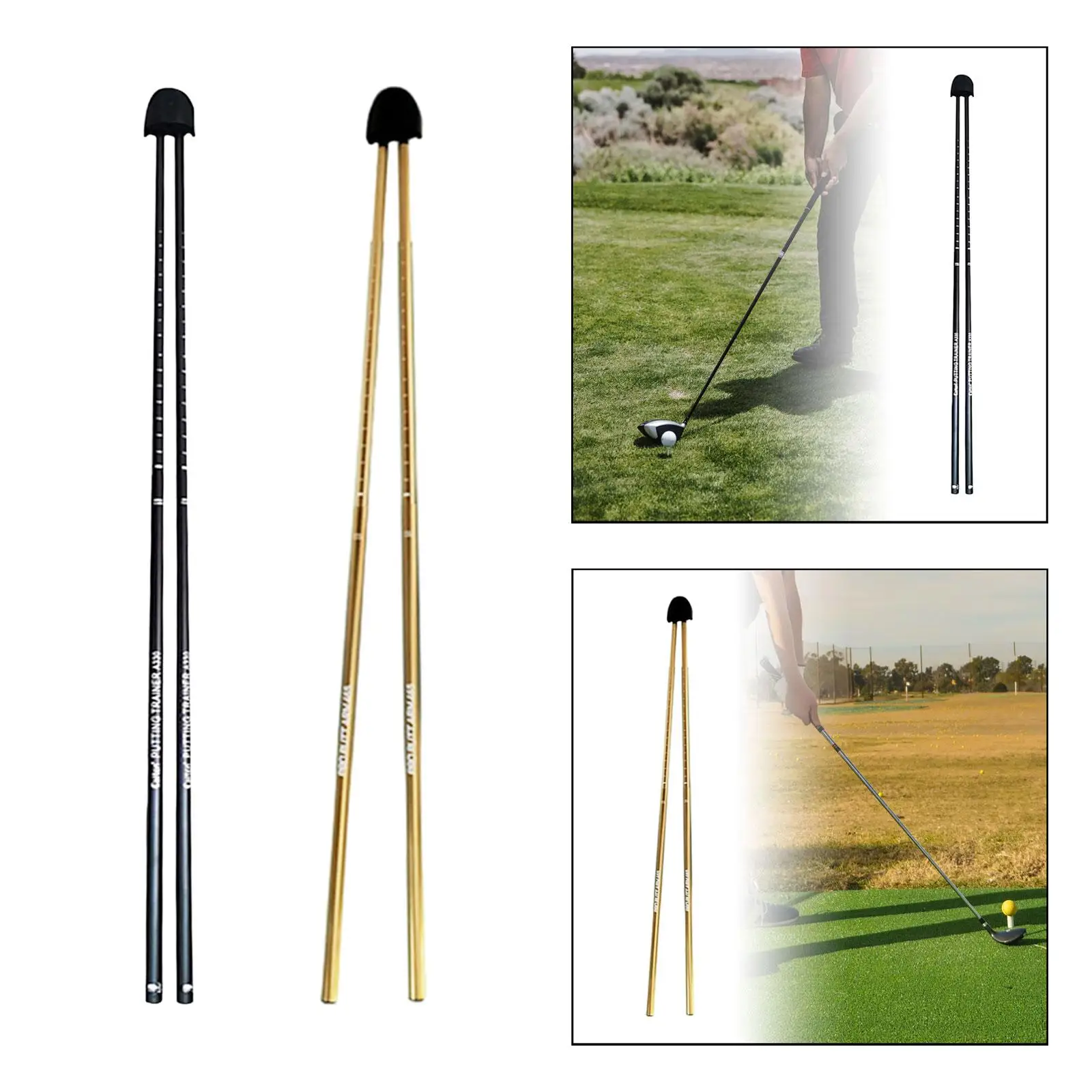 

Golf Putting Training Aid Improve Accuracy Swing Practice Golf Training Equipment for Putter Adults Children Women Men Beginner