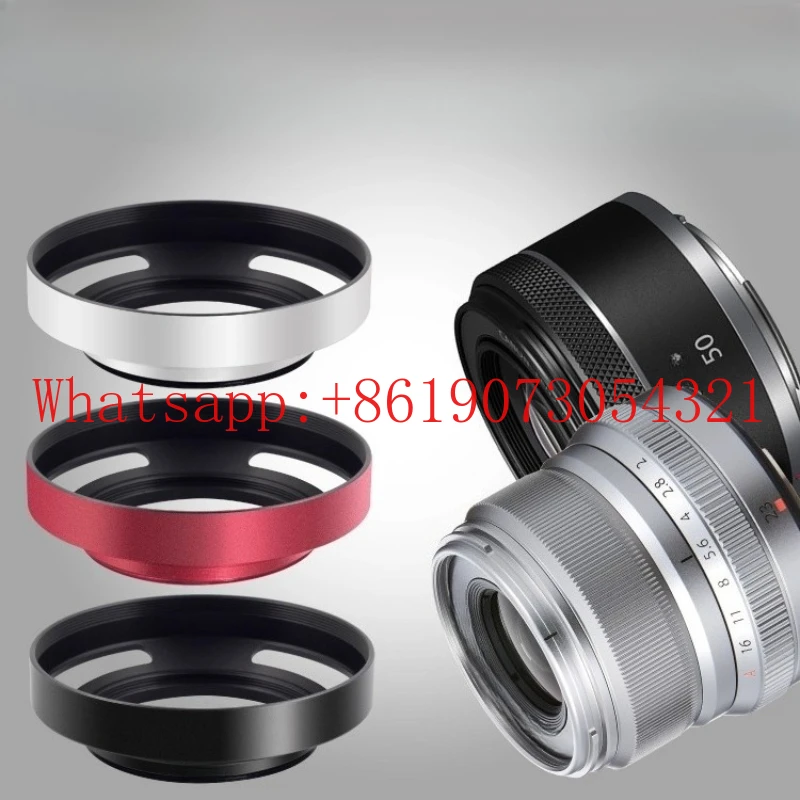 

XF23 Lens Hood for XC35/EW43mm RF50 EFM22 Red Silver UV Set