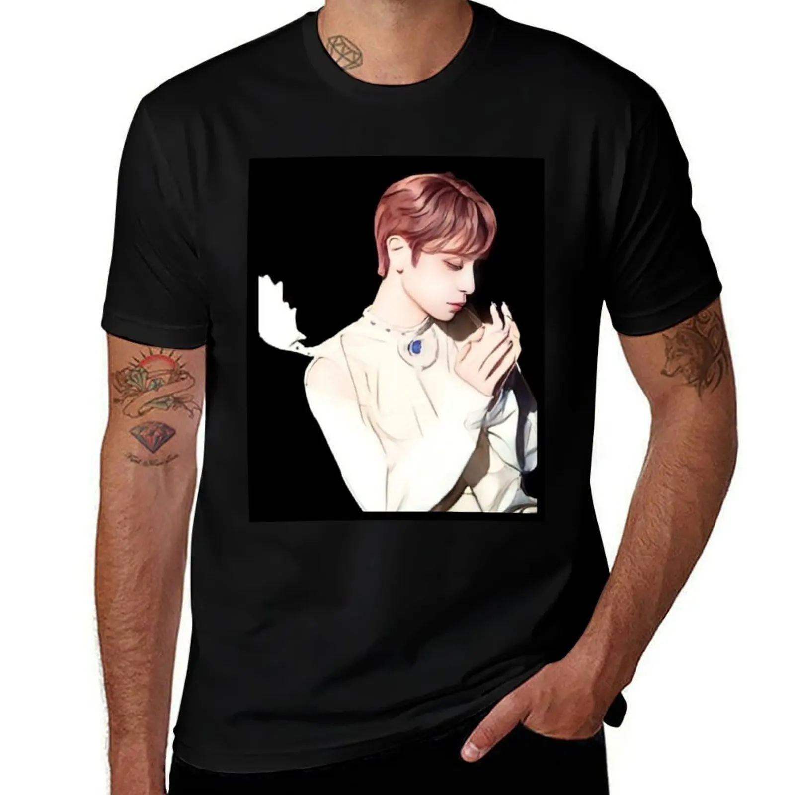 

XLOV I ONE Haru Design 1 T-Shirt anime stuff boys animal print new edition luxury designer men t shirts