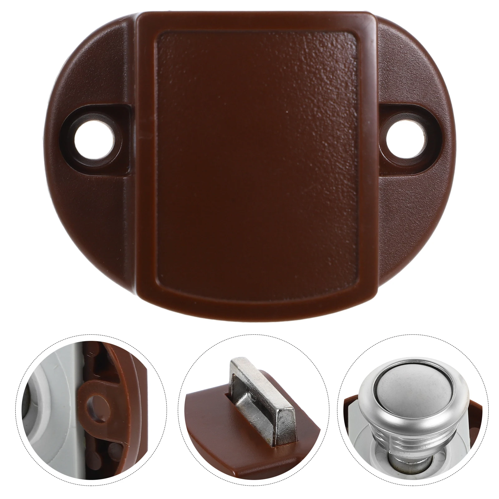 

Zinc Alloy Button Latch for RV Boat Drawer Secure Hardware Cabinet Push Lock RVLatch Screen Door Cabinet Door Button Push Lock