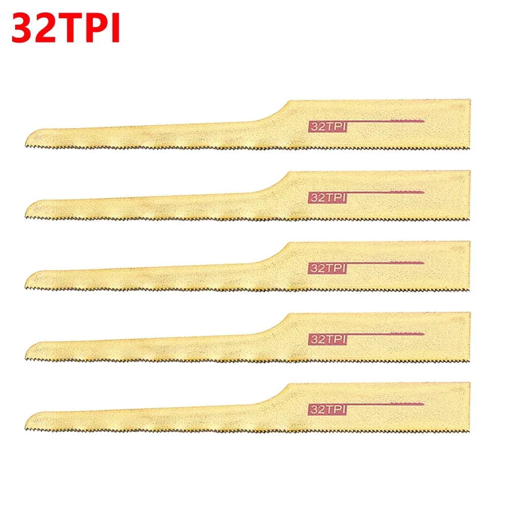 

5pcs Pneumatic Saw Blades Pneumatic File Saw Tool Reciprocating Saw Blades For Wood Plastic Metal Cutting