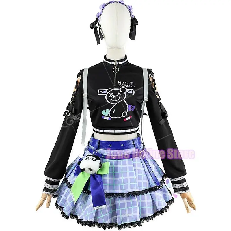 Disfraces de Cosplay de escenario colorido Project Sekai, bolsa de peluca Mafuyu Mizuki Yoisaki Kanade Shinonome Ena Anime Girl 25-ji Nightcord PJSK