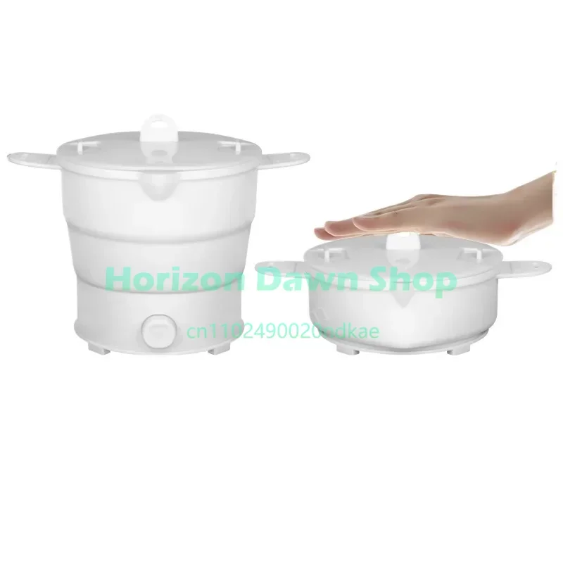 Foldable Electric Cooker 220V Mini Multifunction Hot Pot Food Steamer Cooking Machine