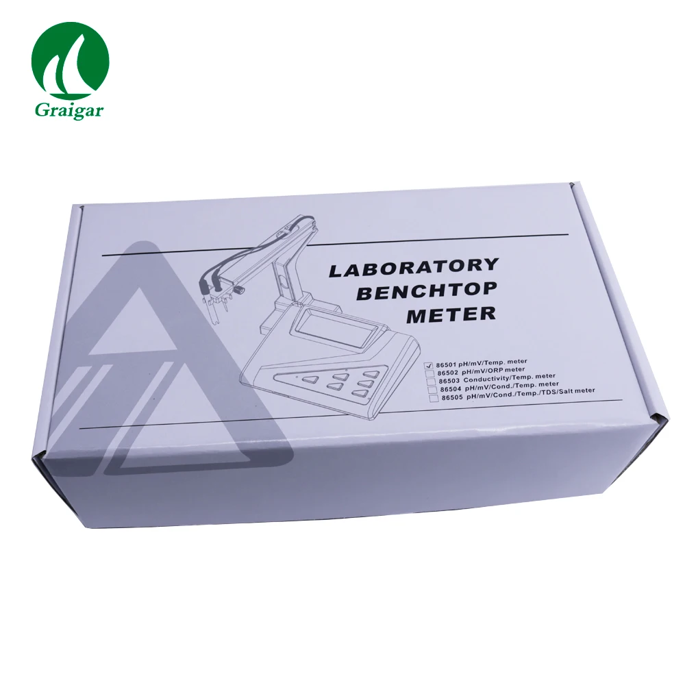 AZ86501 مقياس درجة الحموضة للمختبر 0.00 ~ 14.00 درجة الحموضة الرقمية/mV/درجة الحرارة. متر متعدد الوظائف مقياس جودة المياه