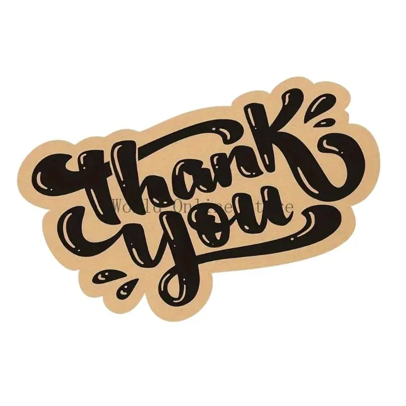 50 Pcs Thank You Cards Green Package Insert Notes For Weddings Birthdays Small Business Owners Smooth Writing Surfaces 87HC