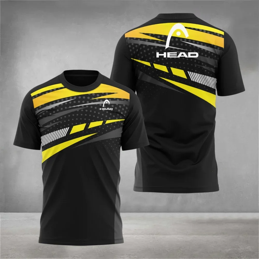 

2024 T-shirt badminton quick-drying short-sleeved men's breathable T-shirt table tennis club competition training uniform