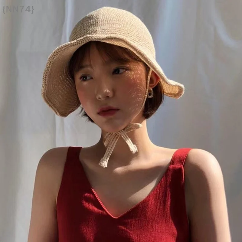 【NN74】Linen Straw Regency Bonnets Hats For Women Sun Hats Bo