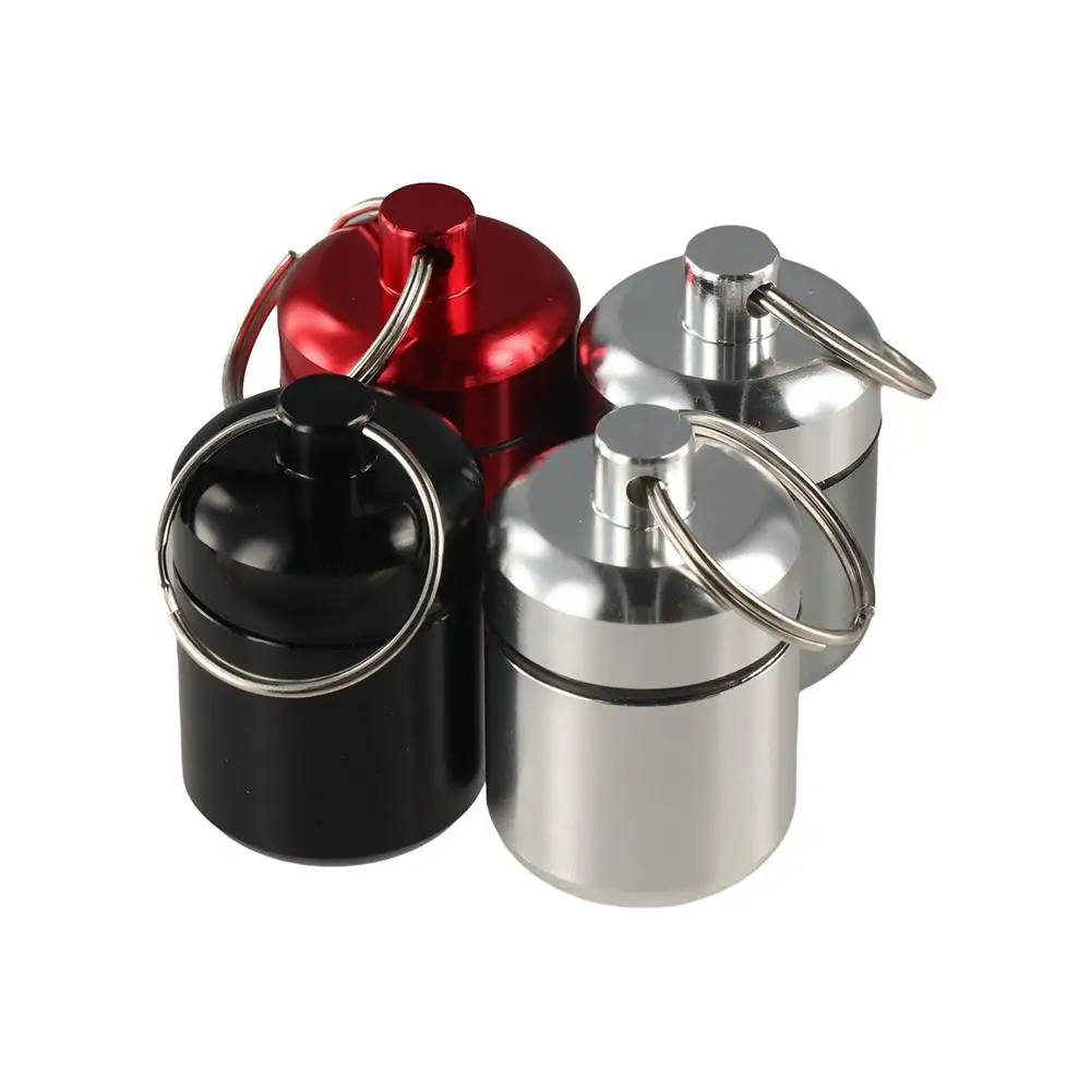 

Pocket Medicine Case Dry Bottle Medicine Storage Bottles EDC Pill Box First-Aid Canister Pill Cases Waterproof Seal Tank
