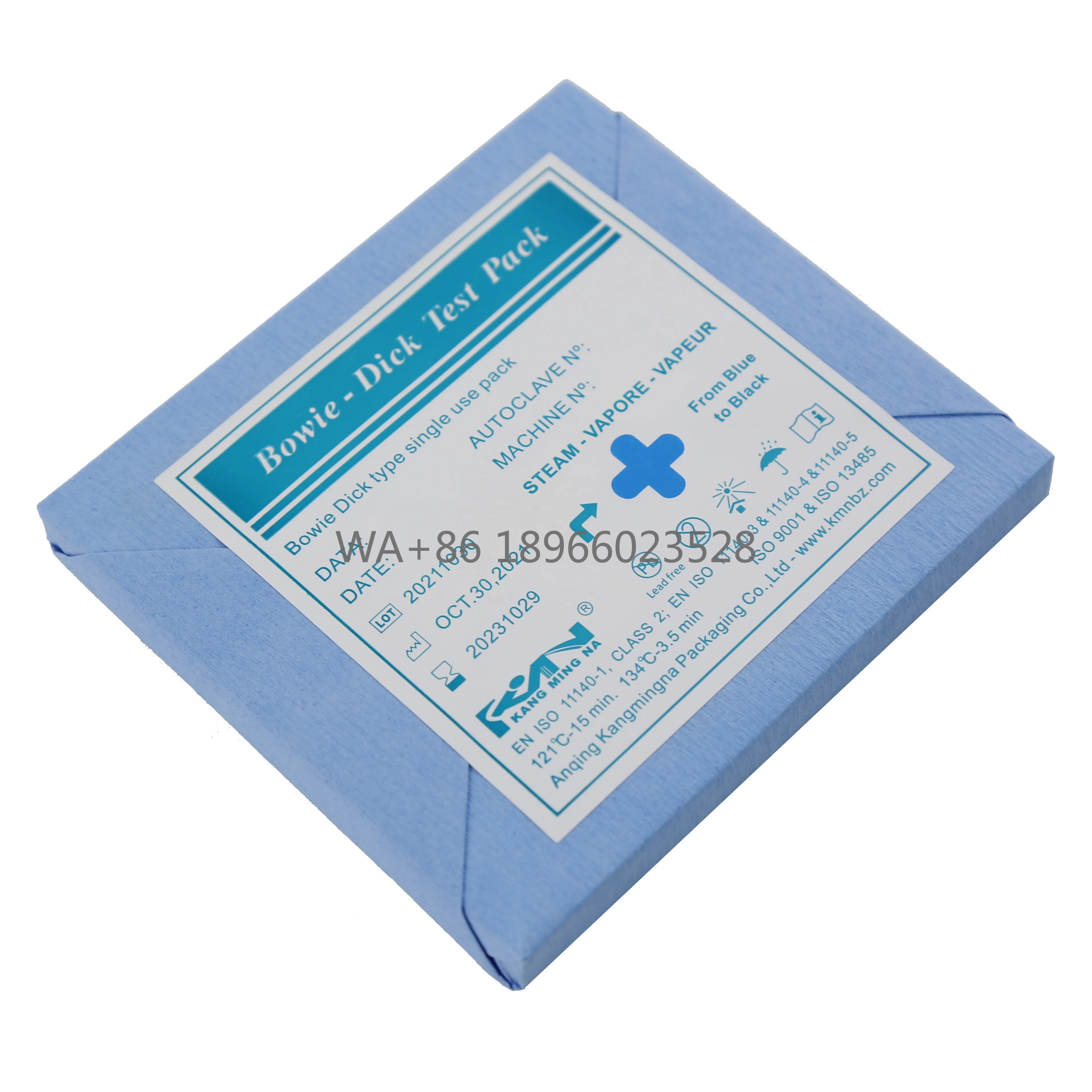 Kit de autoclave de vapor cirúrgico Bowie Dick Teste de esterilização médica Teste BD
