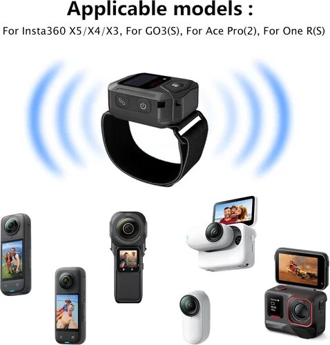 Imagen 2 del producto STARTRC GPS Bluetooth Control remoto inalámbrico reloj de pulsera controlador para Insta360 X5 X4 X3 Ace Pro 2 Go3S accesorios de cámara