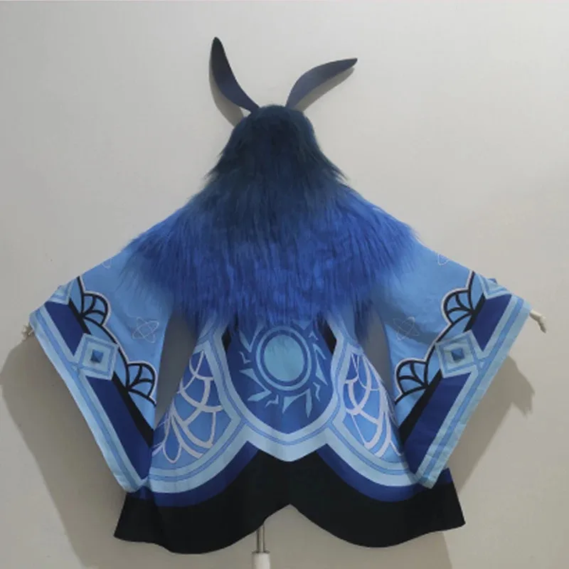 

Genshin Impact Cosplay Ice Attribute Abyss Mage Costume Custom Cos Suit Props Mask Halloween Party Anime Role Play Outfit ZDKTGT