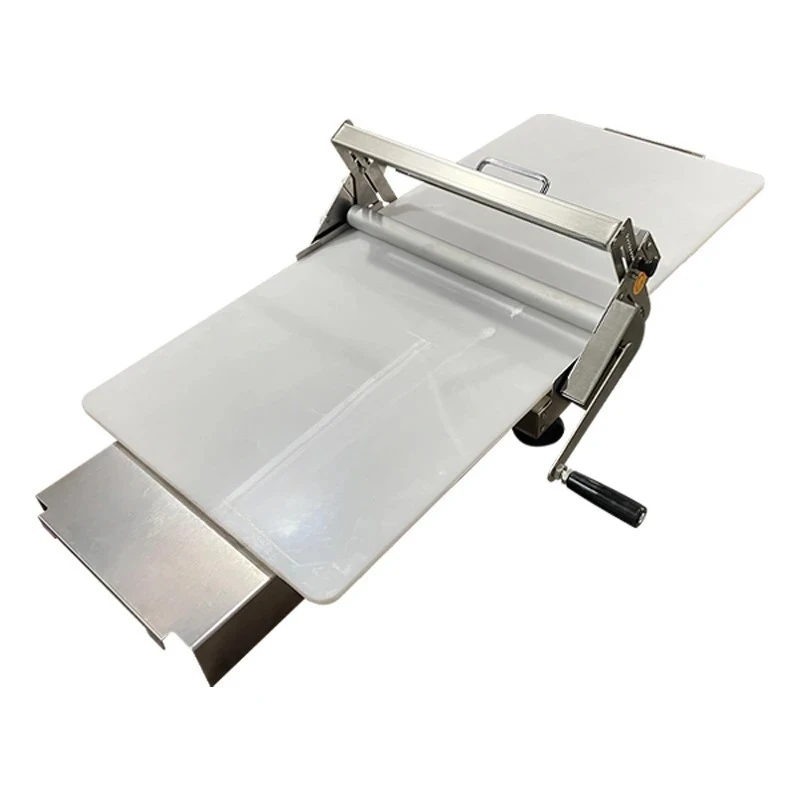 

400 Desktop Manual Pizza Dough Roller Type Croissant Dough Flattening Machine Laminating Machine