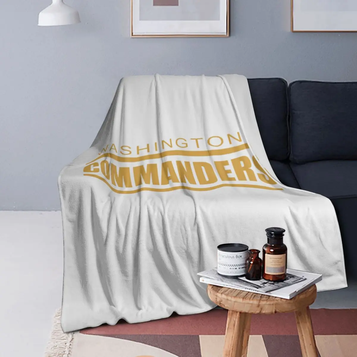 Washington Commanders Blanket Soft Warm Flannel Throw Blanket Bedding for Bed Living room Picnic Travel Home Couch