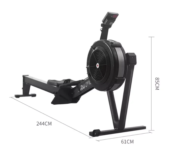 High Quality Concept Capacity 200kg GYM Home Air Rower 2 Rowing Machine with Monitor