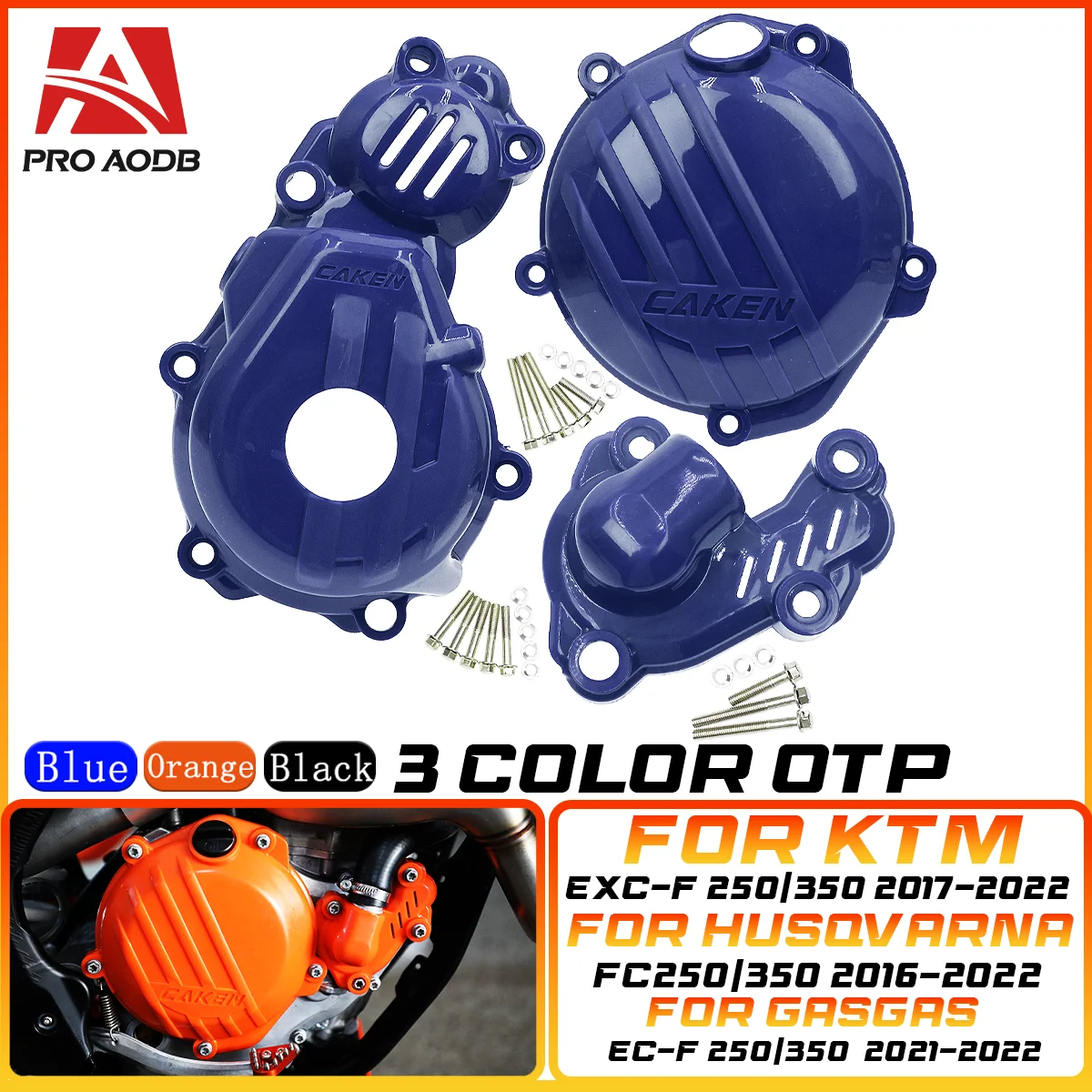 

Motorcycle Clutch Guard Ignition Water Pump Cover Protector For KTM EXC-F SX-F XC-F FC FE FX 250 350 2016 2017 2018 2019 2020