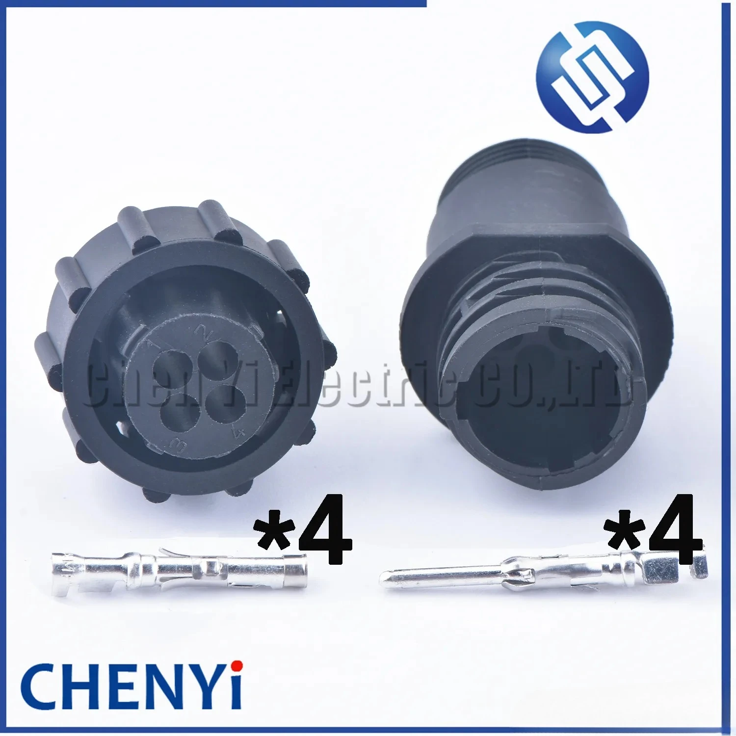 4 Pin auto sensor plug Aviation Wiring Black Circular Connector Plug 182658-1 206153-1 206060-1 1-206062-4 For SMT SMEMA