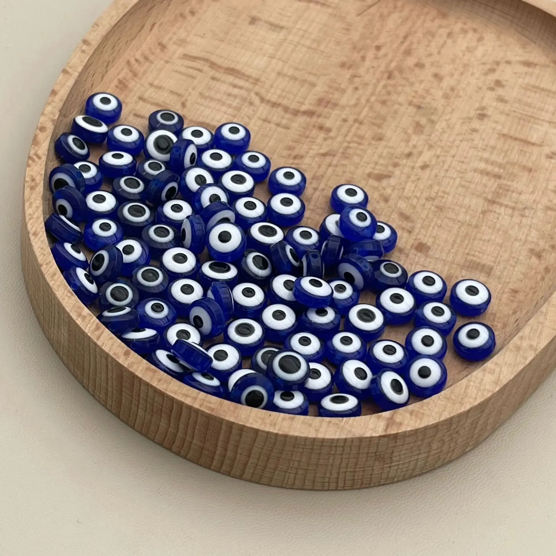 200pcs 8mm Blue Evil Eye Beads - đánh giá và giá Evil Eye Bracelet
