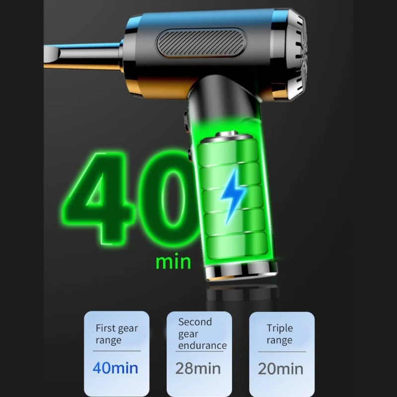 Air Duster Compressed Air Duster ชาร์จ Compressed Air Duster 50000RPM Dropshipping