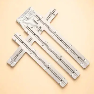 Bisagras de caja de joyería de Metal, bisagras de Piano largas y duraderas para caja de madera, manualidades DIY, bisagra de Piano, caja de joyería, bisagra de Metal, 4 Uds.