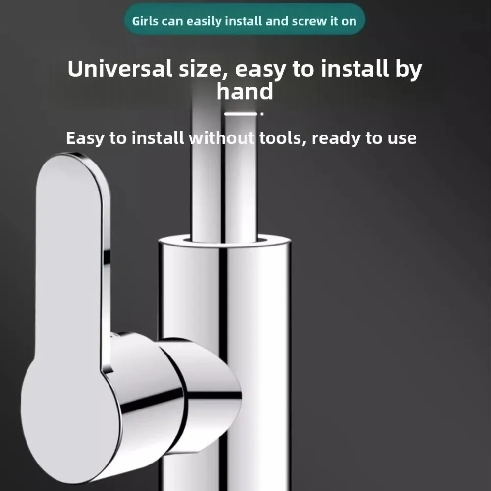 

Rotatable Kitchen Faucet Adjustable Mode Deck Mounted Kitchen Water Tap Stainless Steel Universal Single Cold Water Faucet
