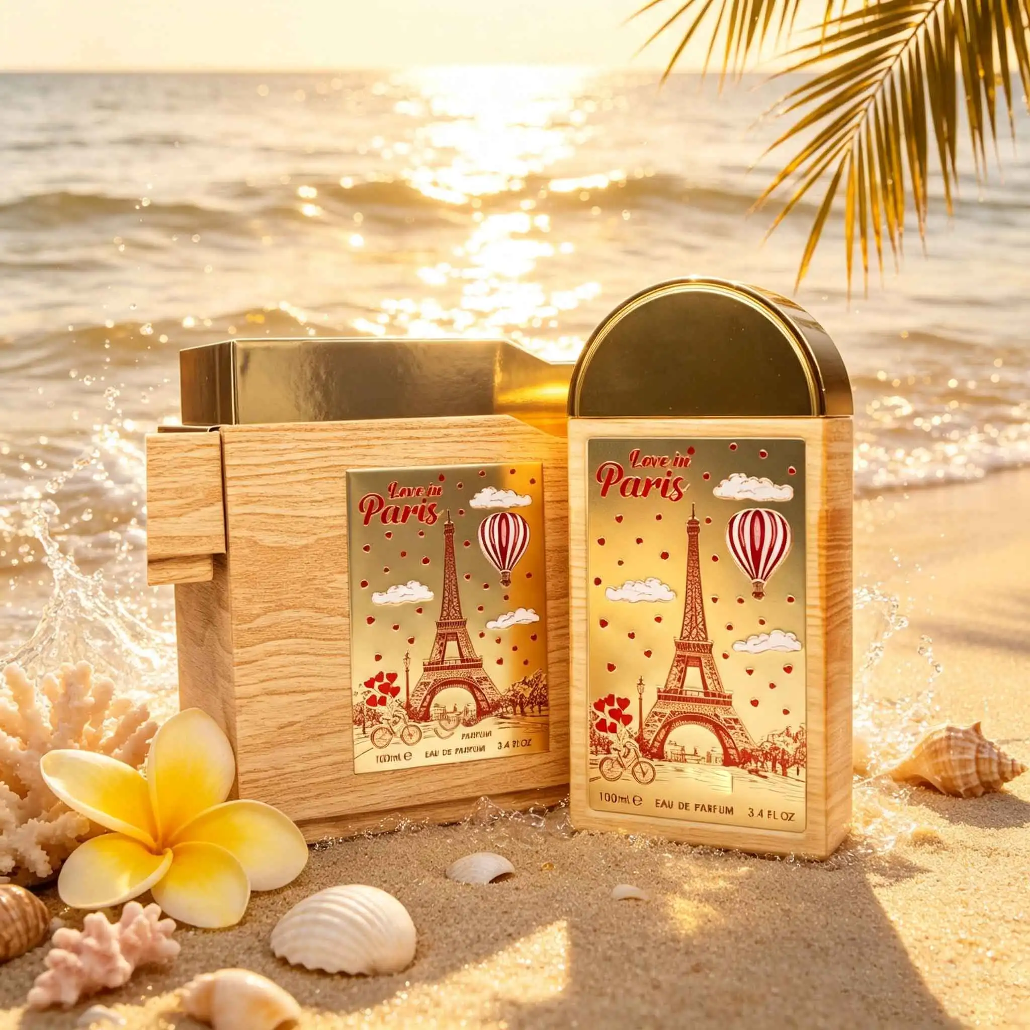 Pride Love In Paris Eau De Parfum 100ML | Sweet Amber Gourmand Unisex Perfume with Caramelized Apple, Maple Syrup, Tonka Bean & Patchouli view 2