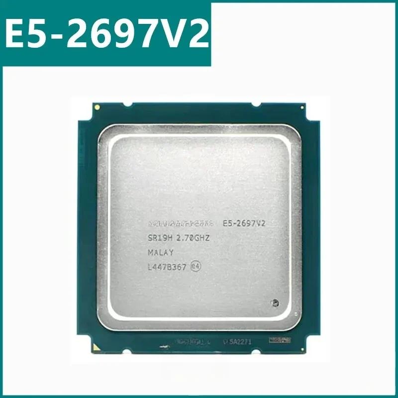 E5 2697v2 2.7GHz 30M QPI 8GT/s LGA 2011 SR19H C2 E5 2697v2 CPU E5-2697V2