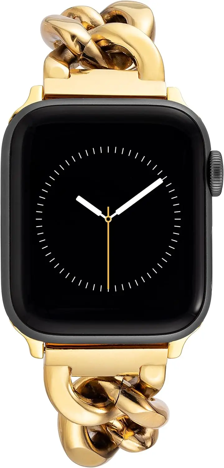 

Fashion Chain Bracelet for Apple Watch, Secure Adjustable Replacement Band Fits Most Wrists