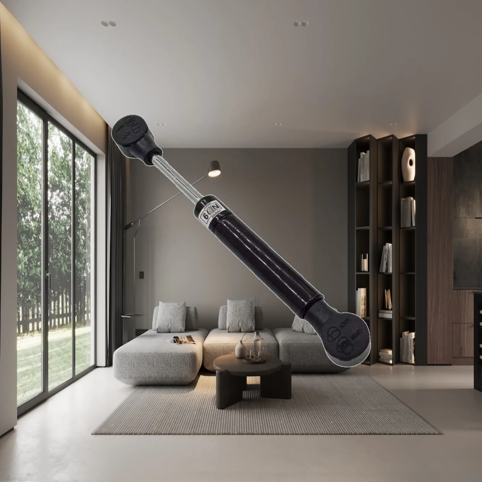 Kitchen Cabinet Lift Up Support Rod Hydraulic Gas Spring Quiet Close Mechanism for Overhead Storage Door