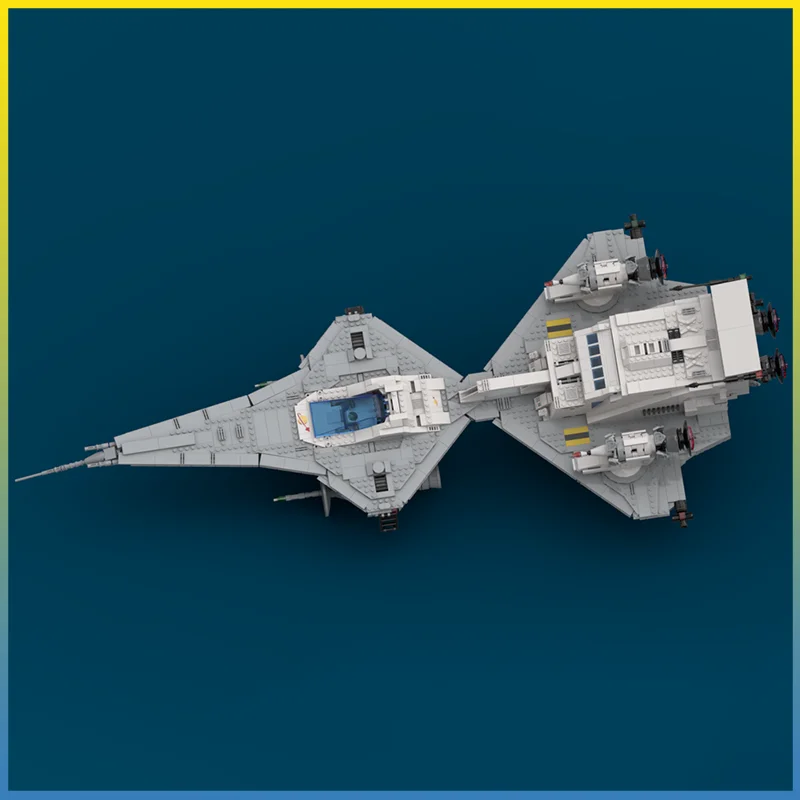 

NEW MOC Famous Space Movie Series Starfleet Voyager Space Fighter DIY Creative Ideas Children Toy Birthday Gift Building Blocks