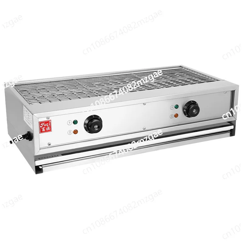 

Commercial Desktop Electric Grill Stainless Steel Grilled Gluten Rice Grilled Chicken Wings Lamb Skewers Grilled Oyster Machine