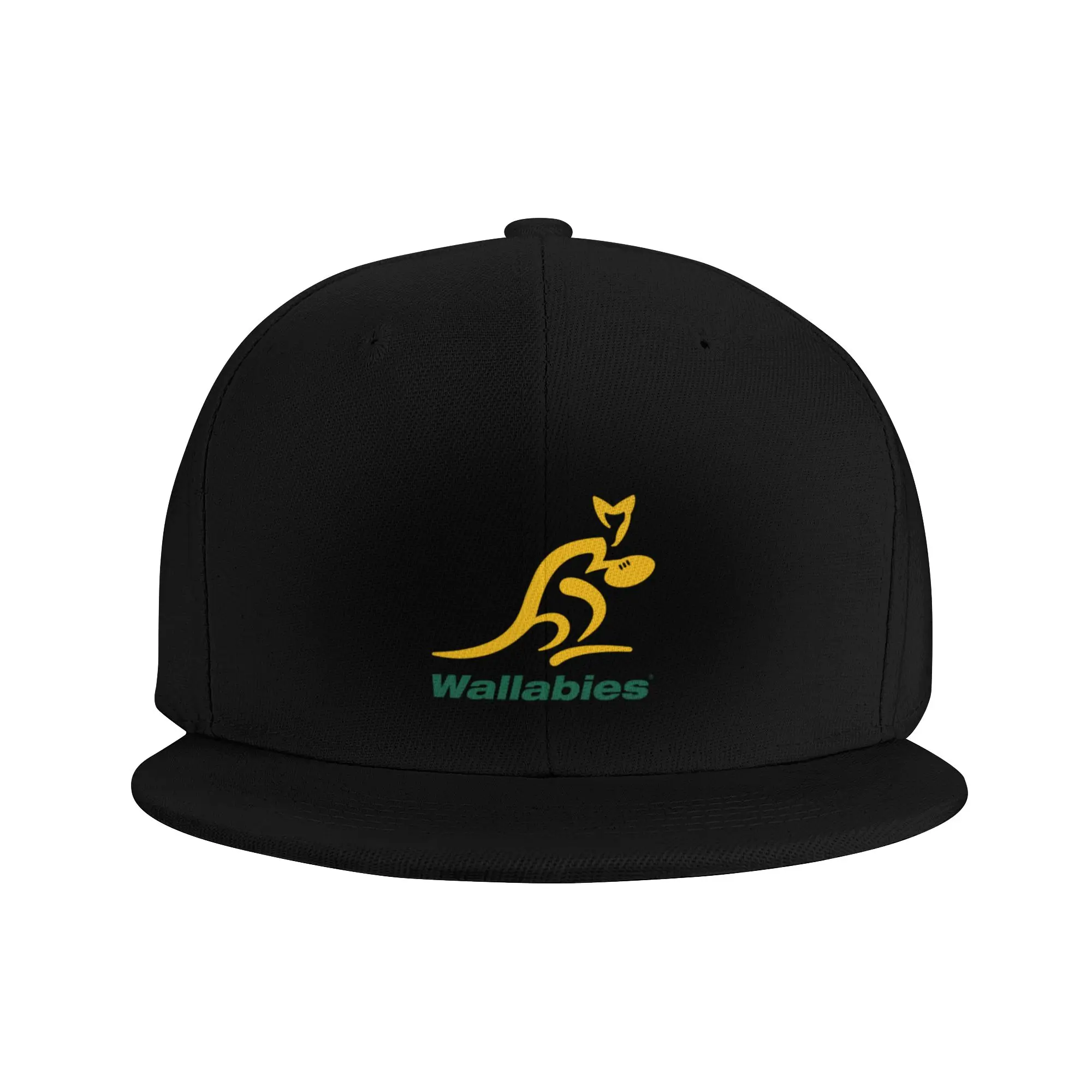 Fashion Australia Rugby Wallabies Yellow Wallaby Flat Brim Sun Hat  Fine Workmanship Hats For Men