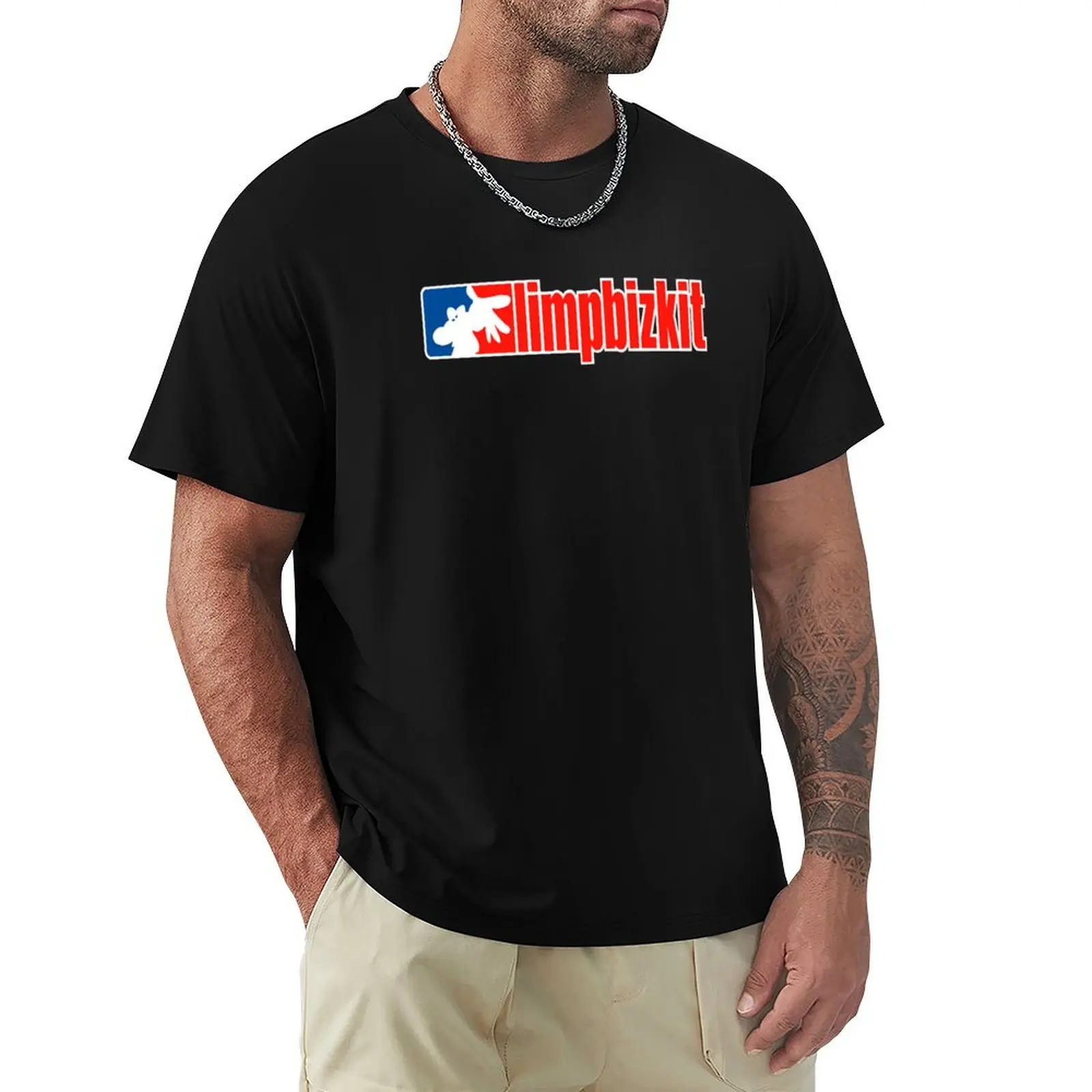 

LIMPBIZKIT THE BEST LOGO T-Shirt cheap stuff designer shirts boys animal print mens graphic t-shirts
