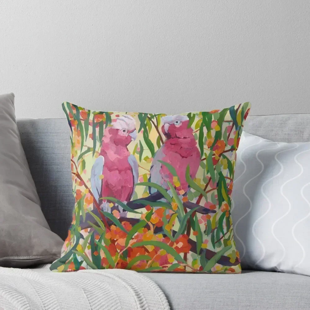 

Galahs and Blossom Throw Pillow ornamental pillows Decorative Sofa Cushions Custom Cushion covers for pillows pillow