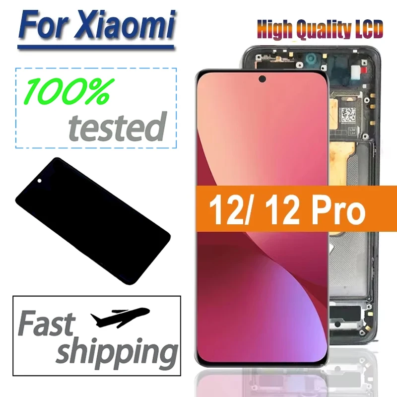 Original Screen For Xiaomi 12 12 Pro LCD Display Screen Touch Panel Digitizer For Xiaomi 12 12 Pro LCD Display Part