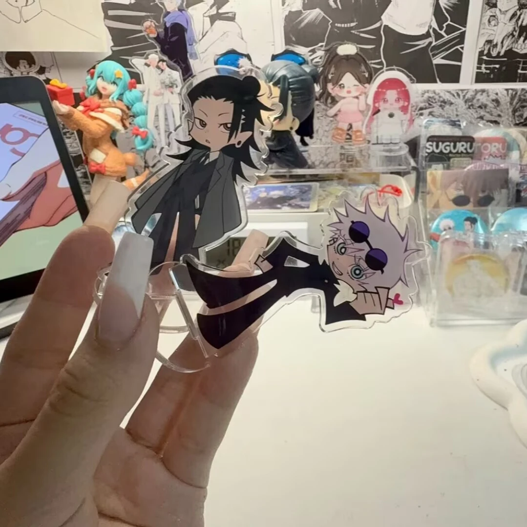 「呪術廻戦」の精巧なアクリル製スタンディングサインには、「五条悟、夏目綾木、伏黒恵」が登場しており、友達へのプレゼントに最適です。