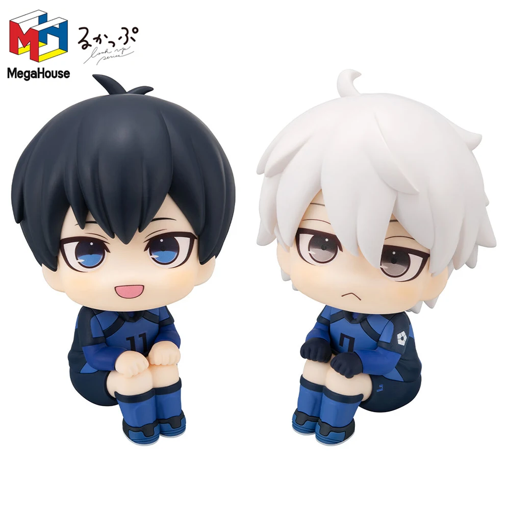 

В наличии MegaHouse Look up Blue Lock Yoichi Isagi & Seishiro Nagi (версия матча японского национального игрока) 11 см аниме-фигурки подарки