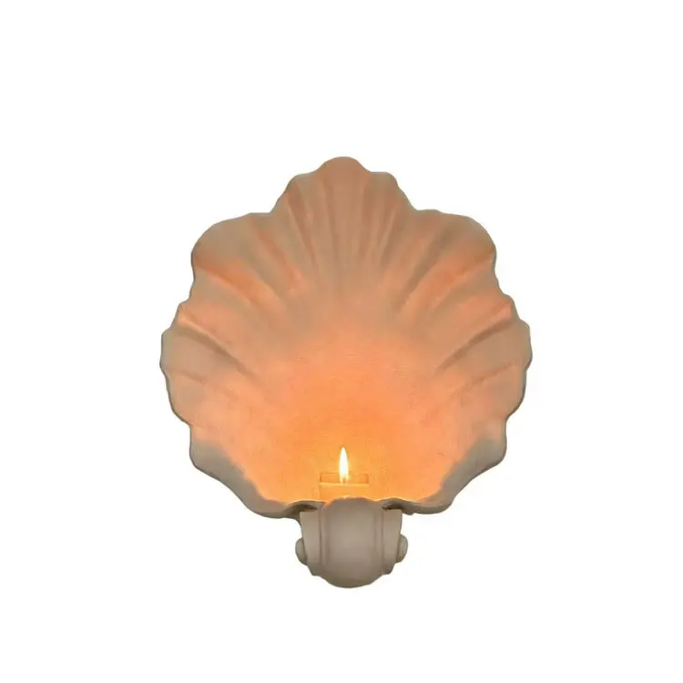 

DSA retro shell wall hanging living room sofa porch background wall aromatherapy candlestick atmosphere decoration ornament
