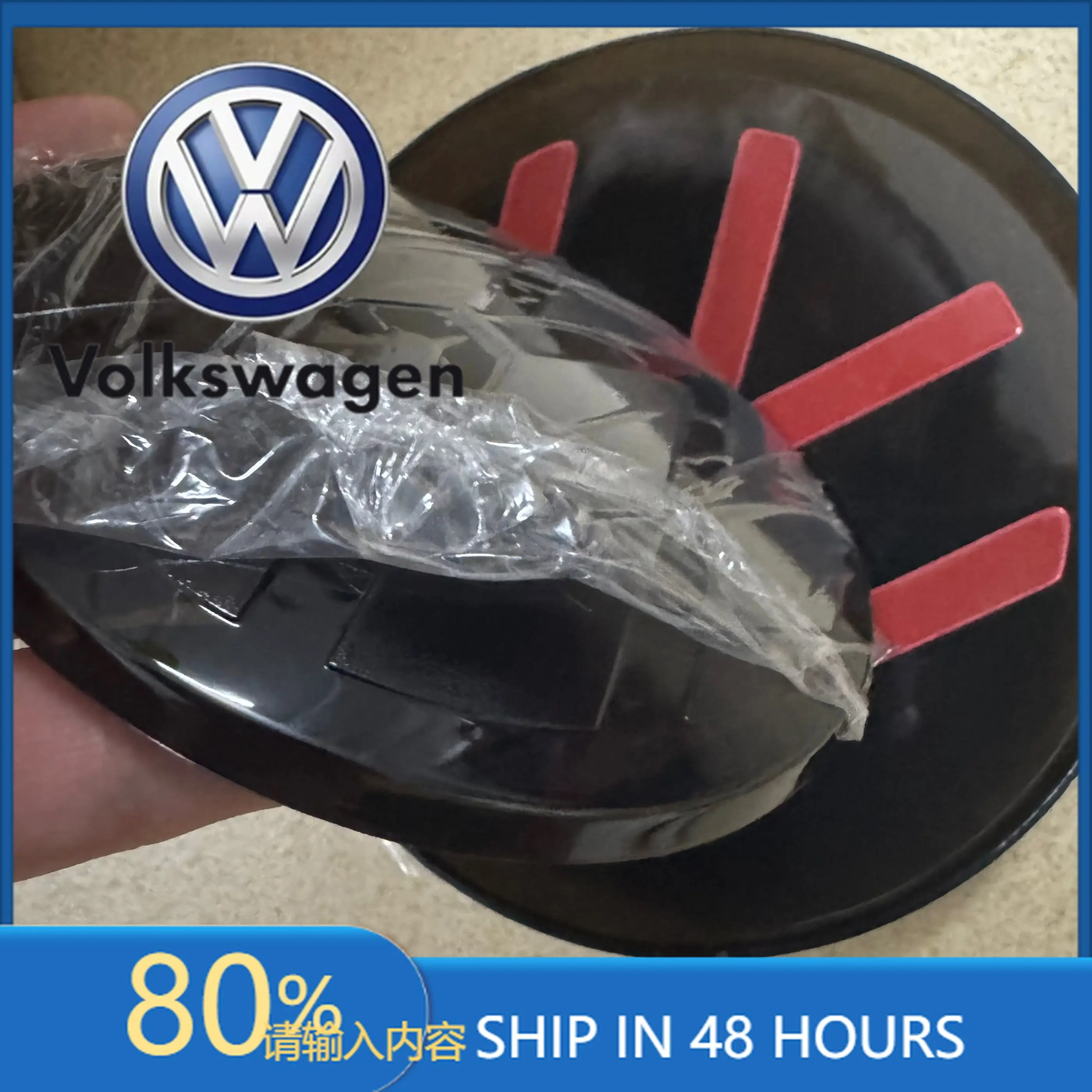 

Эмблема-значок 3D зеркальный черный с логотипом VW для передней решетки радиатора и крышки багажника Volkswagen VW Golf 6 7 7.5 8 MK6 MK