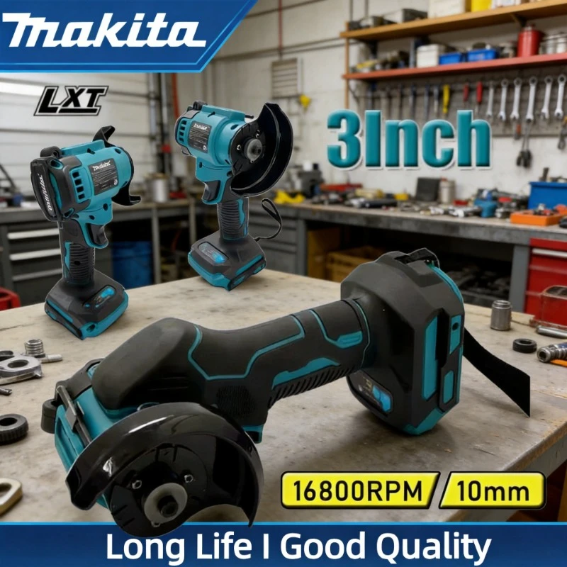 2026 Makita New 3 Inch Mini Angle Grinder Cordless 3 Inch Electirc CUT OFF Tool Cutting Circular Saw Power Tool 20V Battery