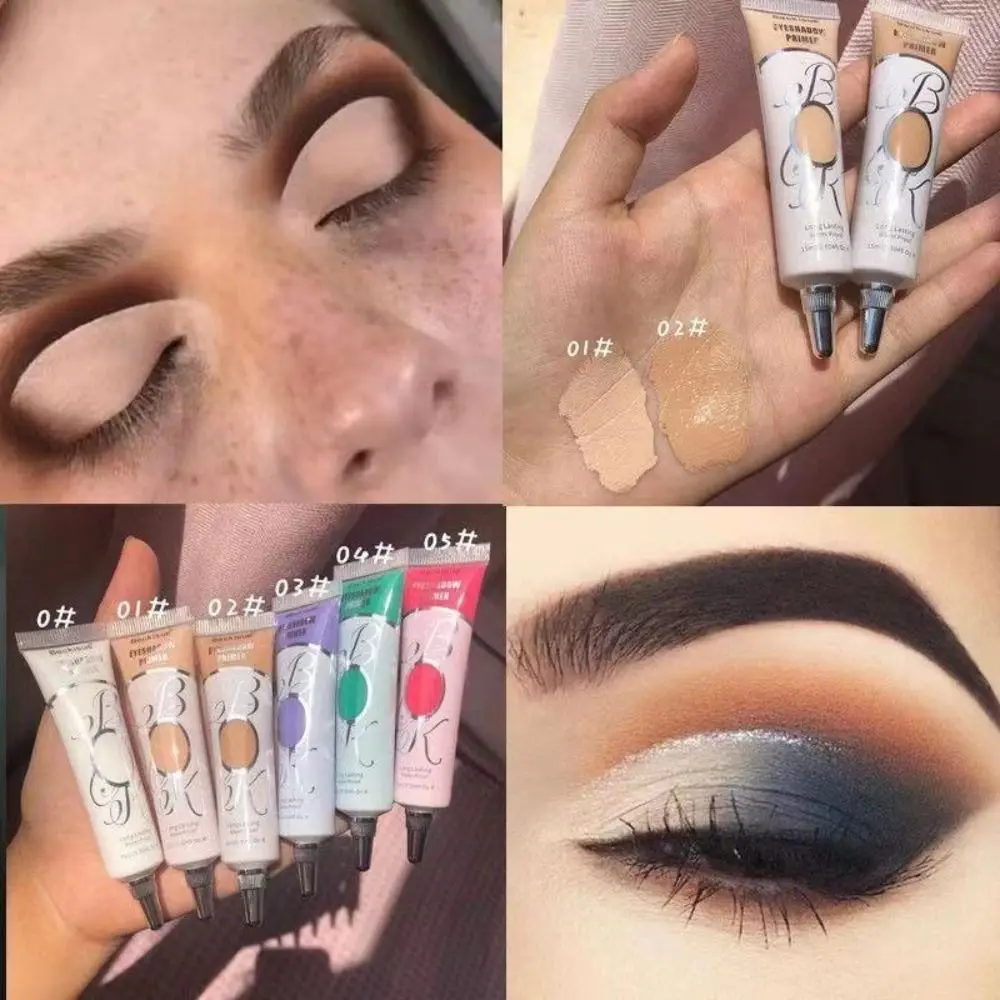 Crème de base de fard à barrage étanche à la transpiration, correcteur pour les yeux coloré, soyeux, apprêt liquide 256, maquillage pour les yeux