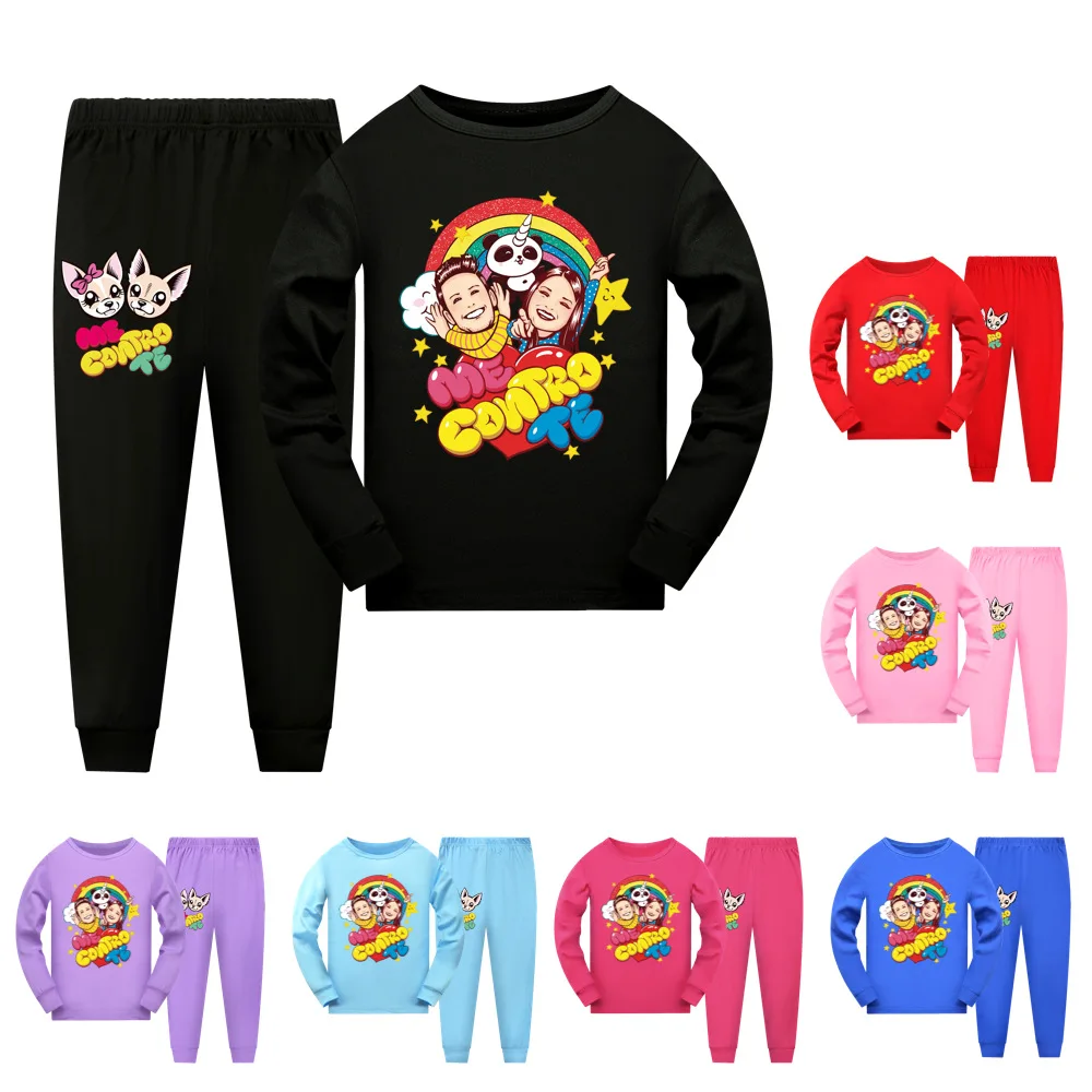 Children Pajamas Baby Clothing Set Kids Me Contro Te Cartoon Sleepwear Autumn Nightwear Boys Girls comfortable pajamas Set